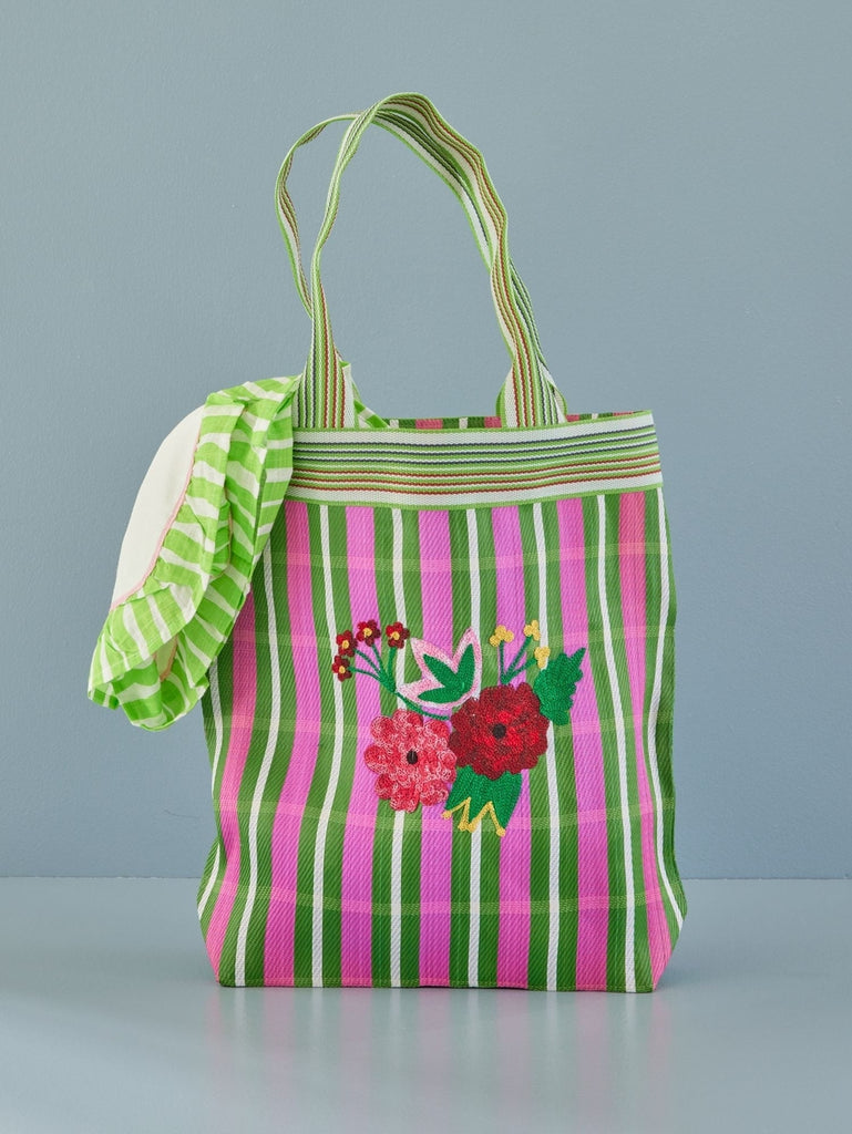 recyceltes Plastik: Tasche - Medium Bag green