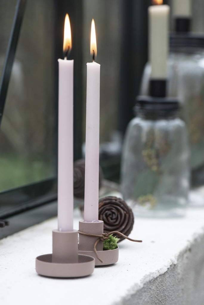 Kerzenhalter malva f. dünne Kerze | 5 cm Durchmesser
