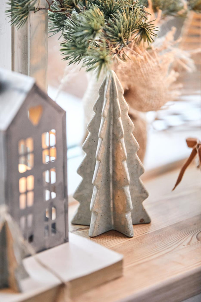 Tannenbaum stehend grün gesprenkelt - der grössere