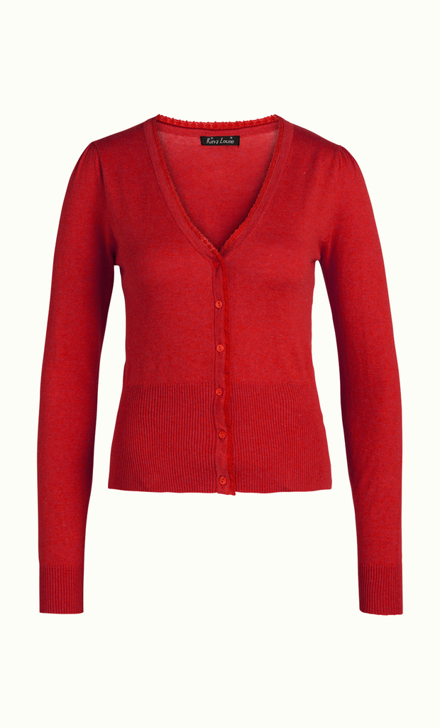 Strickjacke - Cardigan V Neck Cocoon