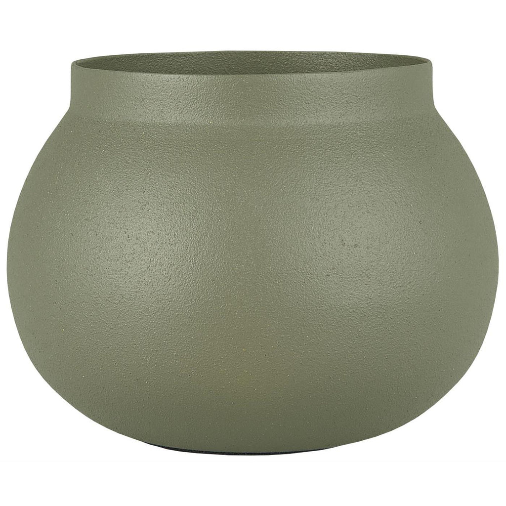 Topf | Vase - staubig grün