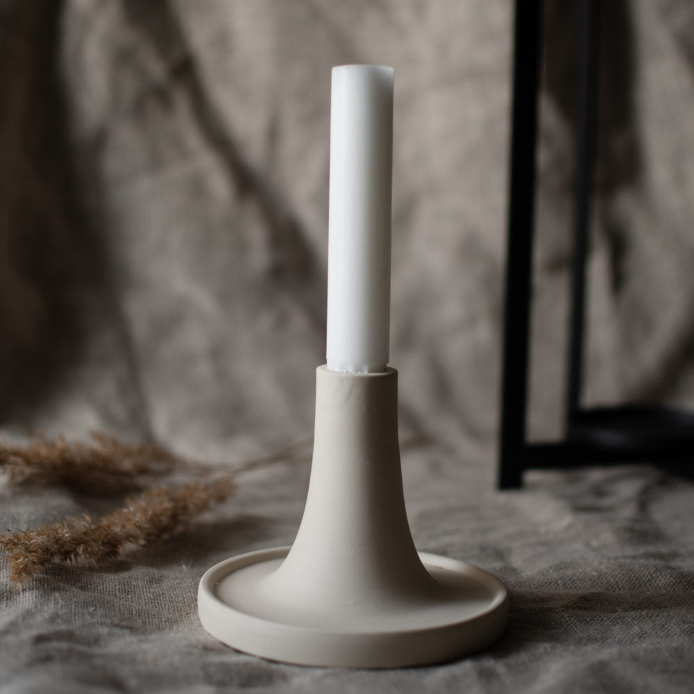 Kerzenständer VALLEVIKEN Beige Candlestick