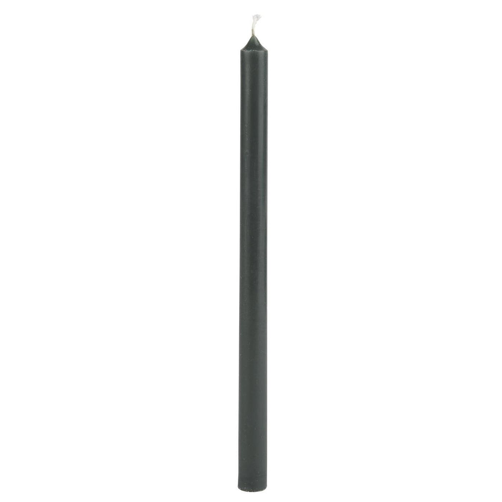 Kerze dünne hohe - moosgrün - 1.3 cm Durchmesser, 20 cm hoch