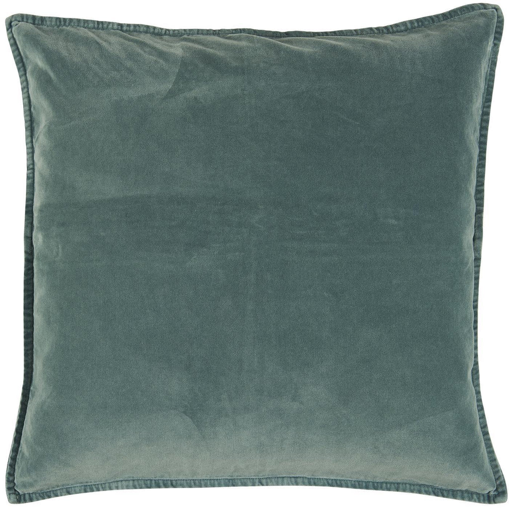 Kissenbezug Velours emerald green