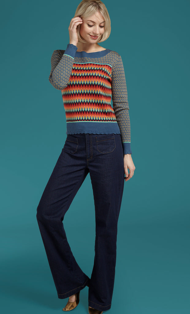 Pullover Audrey Top Sound Blue King Louie