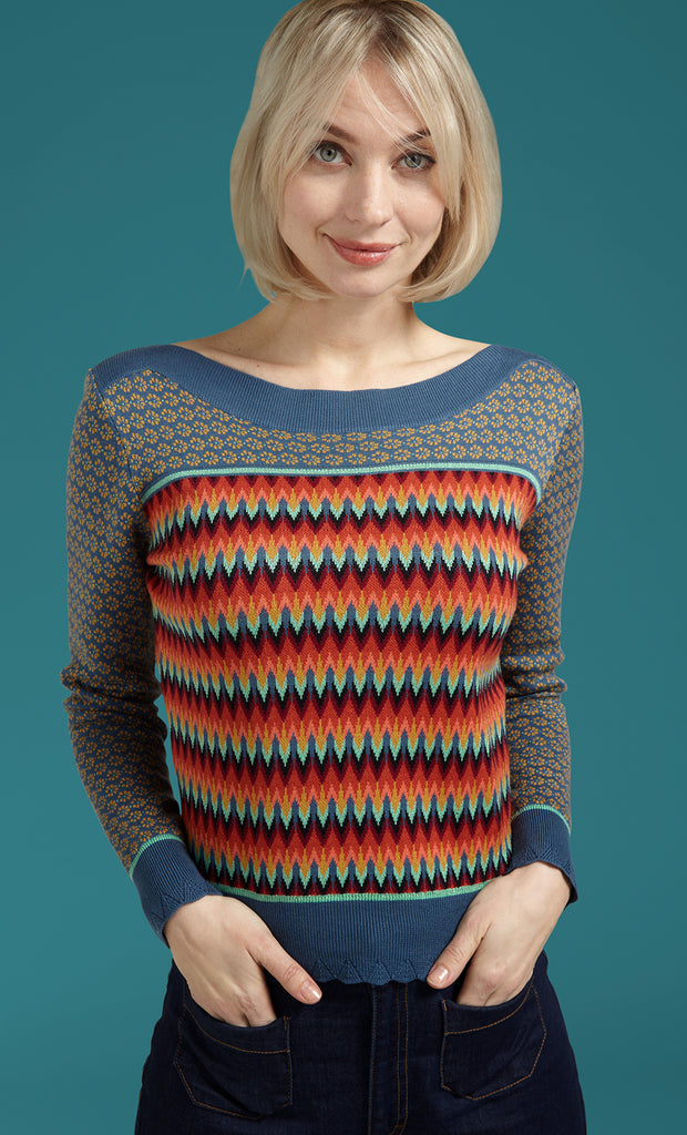 Pullover Audrey Top Sound Blue King Louie