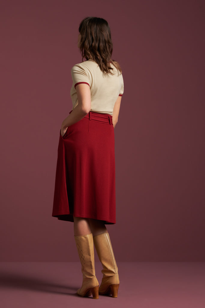 Rock Rot - Ava Skript Milano Crepe True Red