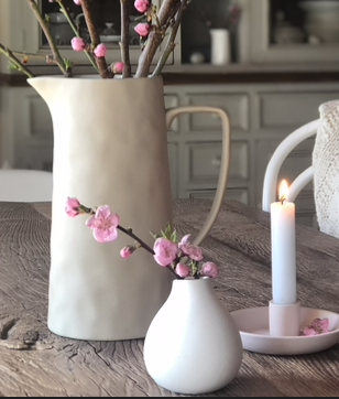 Vase Källa weiss- klein