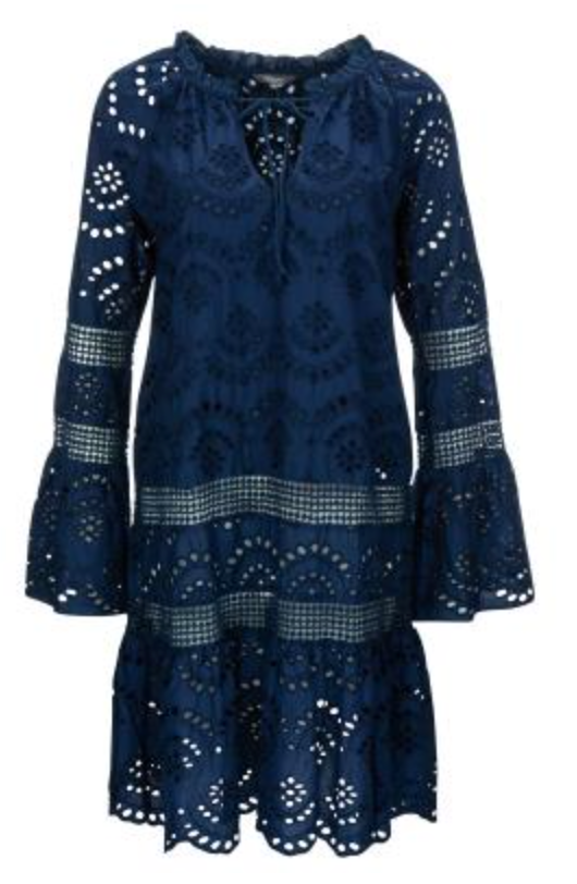 Hole Embroidery Dress Blue nights - Princess goes to Hollywood