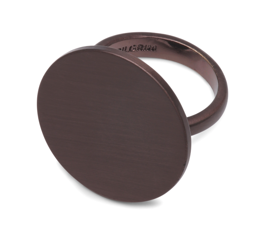 Ring Kyala Braun platiniert