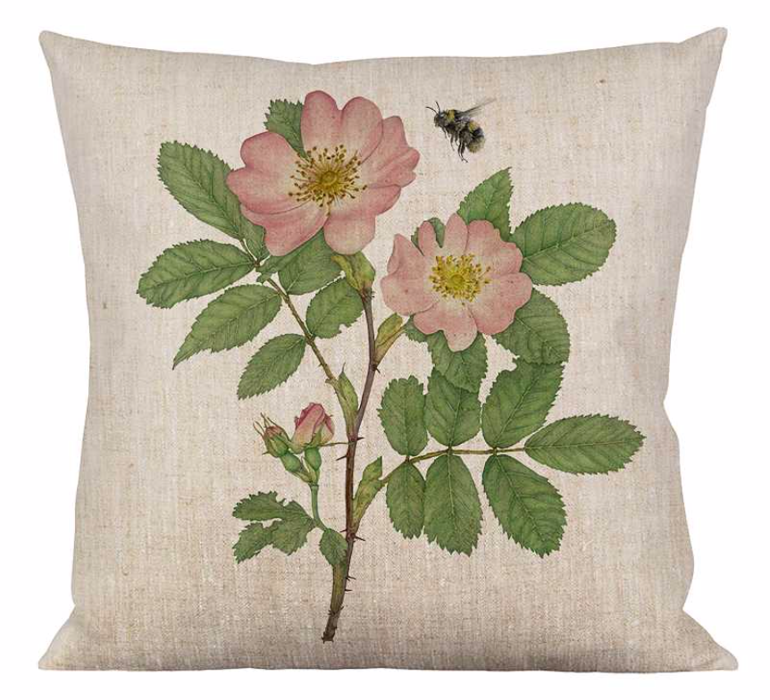 Kissenhülle Rose | Biene - Cushion Rose | Bumble Bee