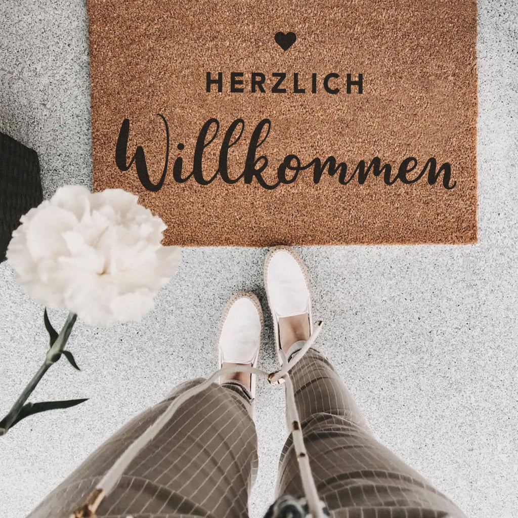 Fussmatte "Herzlich WILLKOMMEN"