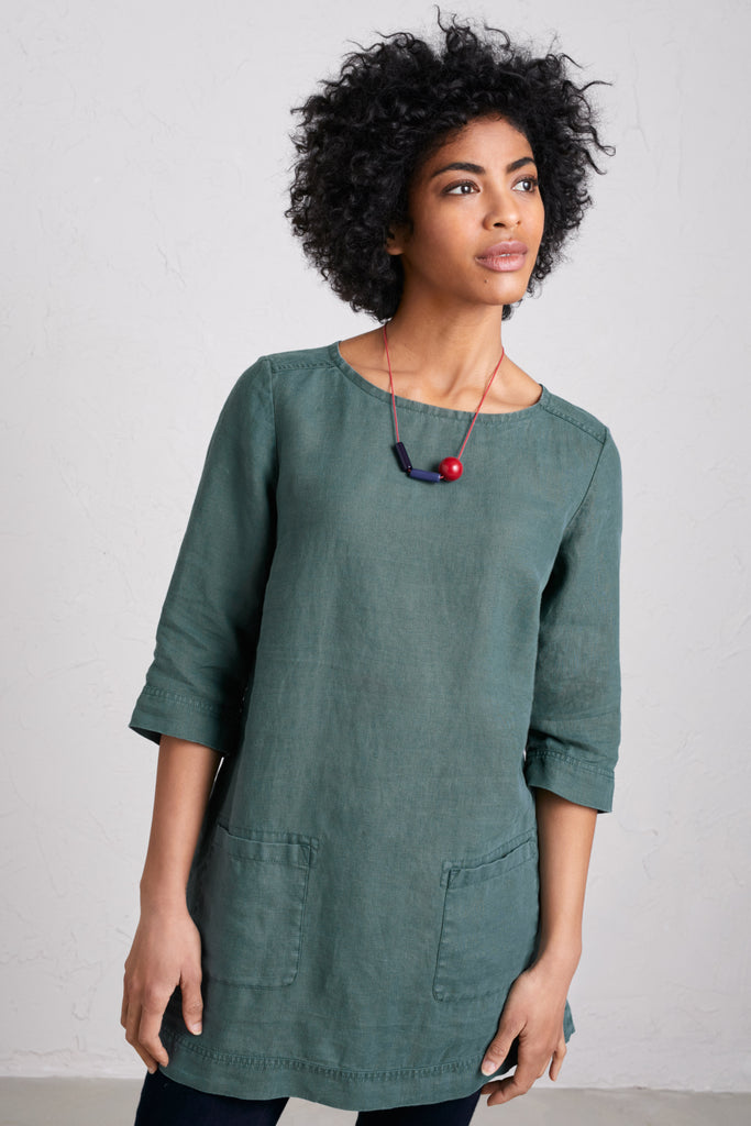 Tunika "Oceanfront Tunic Dark Lichen"