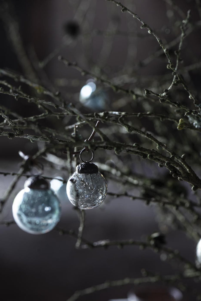 Mini Weihnachtskugel - 8er Set mini klar im Täschchen